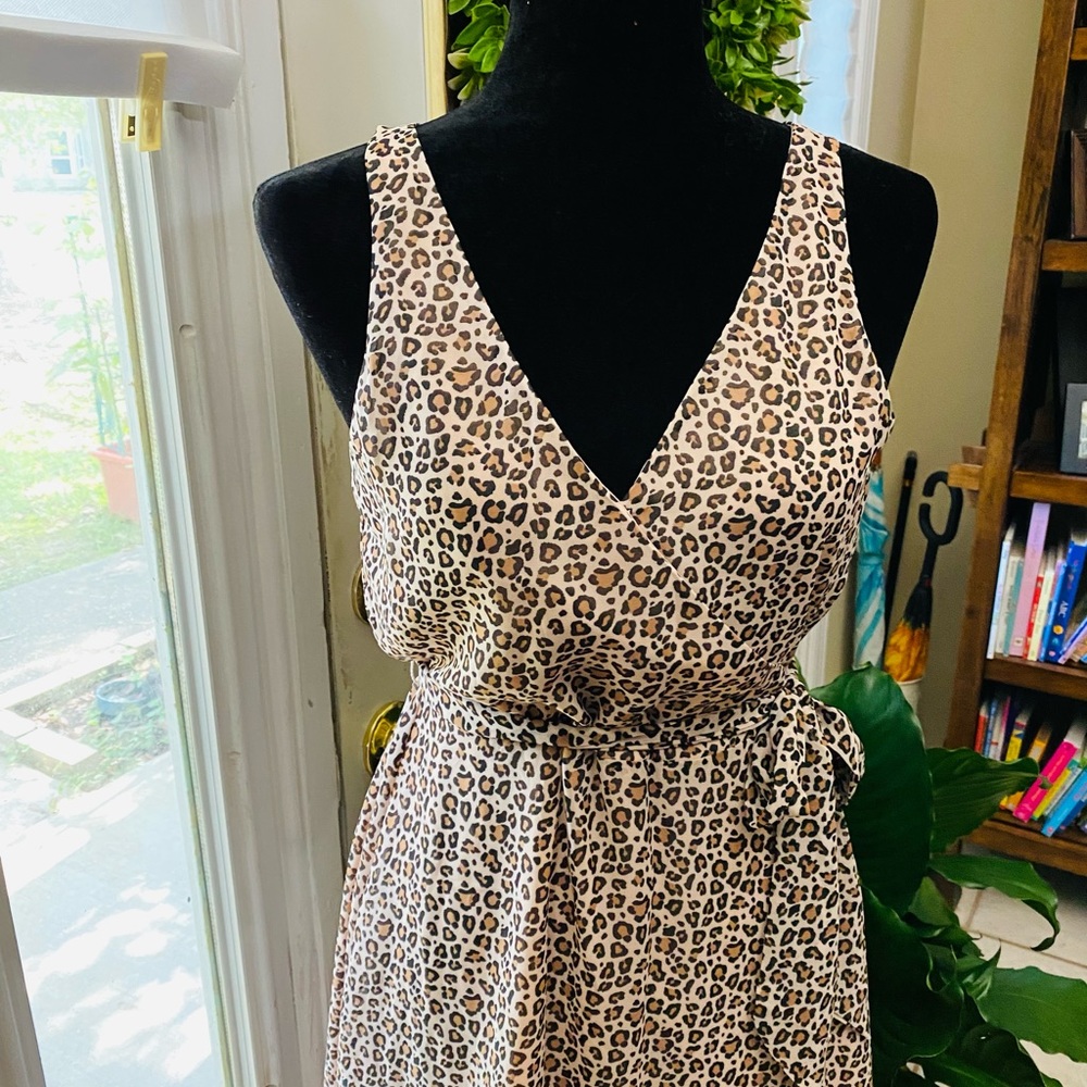 A New Day Women’s Leopard Print Dress XS - Picture 3 of 7